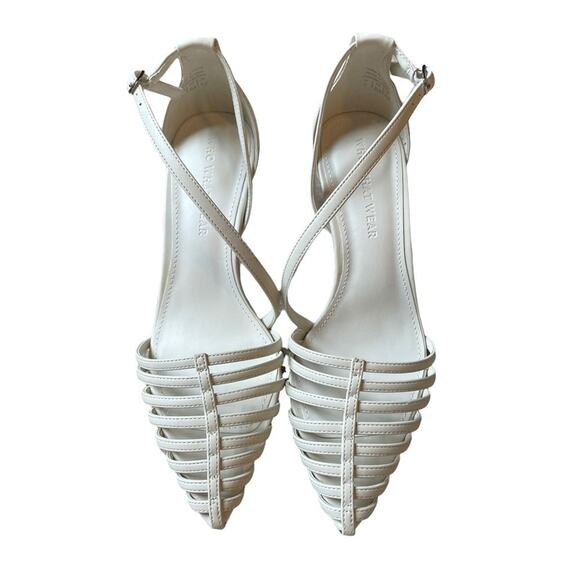 Who What Wear Kennedy Strappy Pump White Size 7 NWT - Picture 10 of 10
